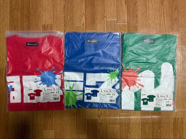 ポケモン スプラトゥーン Tシャツ Lサイズ 新品未開封3色セット