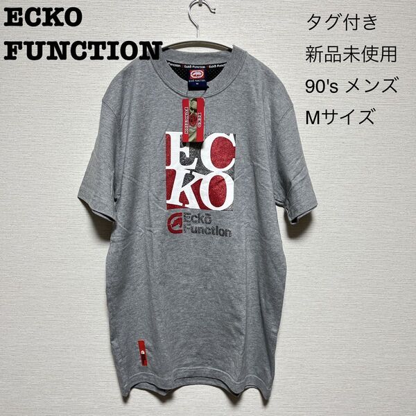 【タグ付き】【レア】90's・ECKO FUNCTION・メンズ・Tシャツ・Mサイズ