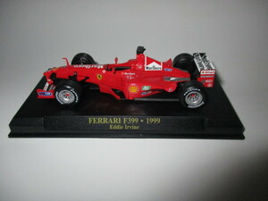 即決 イクソ製 アシェット フェラーリF1コレクション 1/43 フェラーリ F399 1999年 №4 エディー・アーバイン車 マルボロ仕様