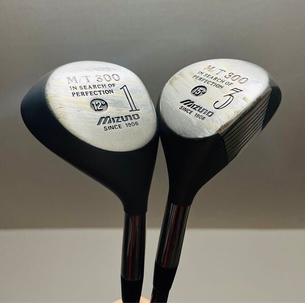 ミズノ MIZUNO ヴィンテージ ドライバー swifter スウィフター 2本セット M/T300 ヘッドカバー付き GOLF