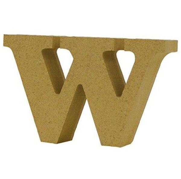 インテリアオブジェ アルファベット大文字 W MDF