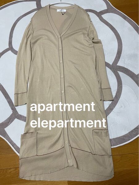 apartment elepartment 春夏 ロングカーディガン
