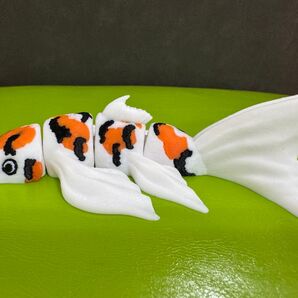 3Dプリント 錦鯉 リアルモデル 関節魚 インテリア ギフト おもちゃ クリエイティブ