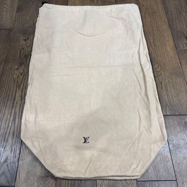 正規品 LV LOUIS VUITTON ルイヴィトン バッグ保存袋 布袋 マチあり 82cm x 52.5cm