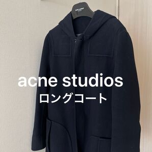 acne studios フード付きメンズコート メンズジャケット サイズ44 ブラック