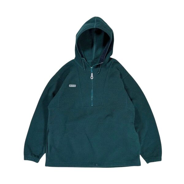 90s Columbia 1/2 zip fleece hoodie