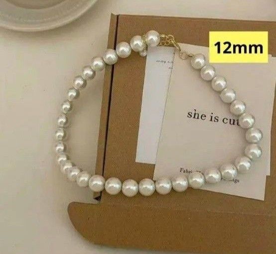 新品 パールネックレス 12mm 冠婚葬祭 入学式 卒業式 結婚式 七五三 上品