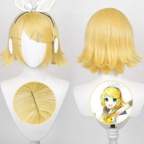 【2点セット】鏡音リン レン プロジェクトセカイ コスプレ ウィッグ プロセカ