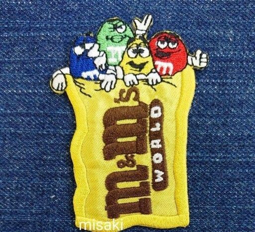 エムアンドエムズ アイロンワッペン アイロン刺繍ワッペン アメリカン雑貨