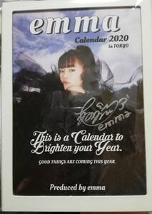 【直筆サイン入り】emma Calendar 2020 ViVi モデル 東京ガールズコレクション スターダストプロモーション 