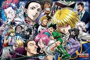 500-L143 廃盤 1000ピース ジグソーパズル☆HUNTER×HUNTER ハンター×シケン 緋の目×対決×幻影旅団