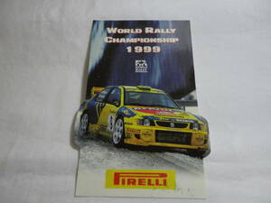インプレッサ！ワールドラリー選手権！記念ステッカー1999年！