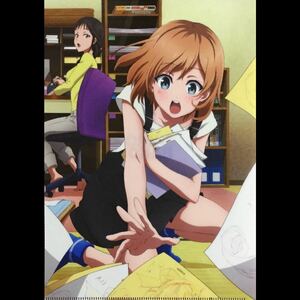 SHIROBAKO クリアファイルくじ 第一弾 宮森あおい カット袋付きクリアファイル (劇場版 坂木しずか 今井みどり 藤堂美沙 安原絵麻)