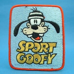  Disney Goofy sport * Goofy * patch not yet sale. patch. sample goods 1984 year 