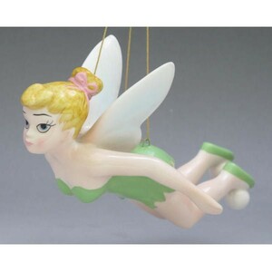 ★レア★　ディズニー　ティンカーベル　飛んでいるフィギュア　Schmid社　1980年代　日本製　陶器製