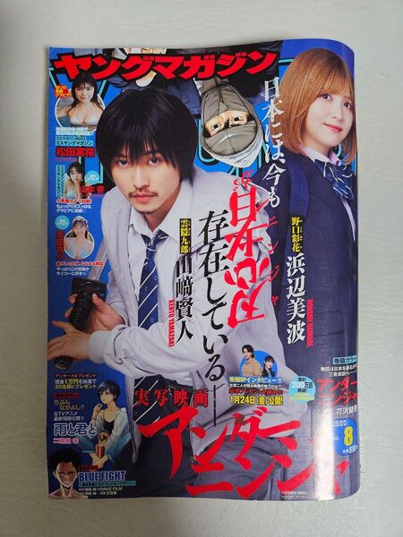ヤングマガジン 2025年 8号 松田実桜 山本杏 志田音々 浜辺美波 山崎賢人