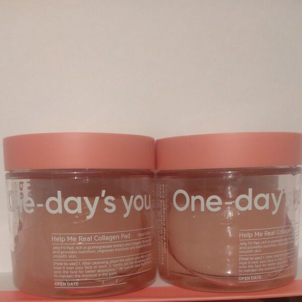 One-day's you ワンデイズユー リアルコラーゲン パッド 2つセット