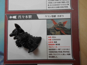 レア　当時品/ガチャガチャ/ウルトラマン怪獣消しゴム　ウラン怪獣　ガボラ　美品