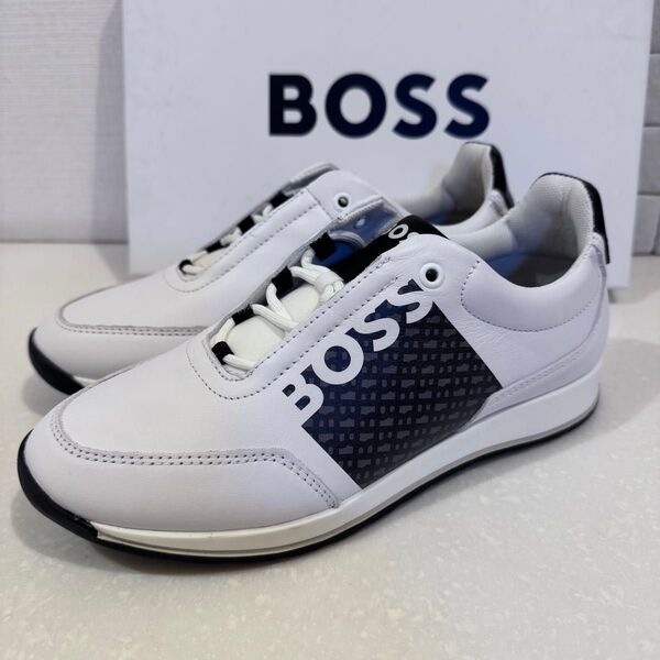 EU36 【新品】BOSS スニーカー ホワイト ローカット