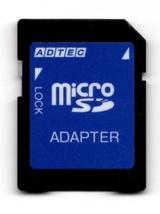 【訳あり】ADTEC micro SD→SD 変換アダプター_画像1