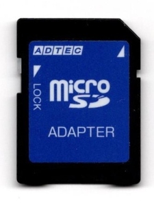 【訳あり】ADTEC micro SD→SD 変換アダプター