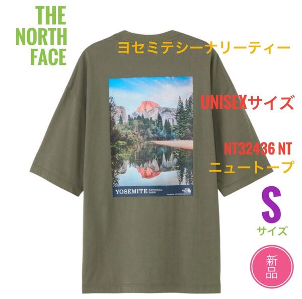 新品☆ノースフェイス ヨセミテシーナリー Tシャツ メンズ S ニュートープ