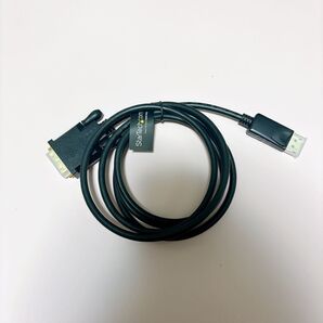 DVI変換ケーブル 1.8m 1080p アクティブ DP 1.2 ケーブル 変換ケーブル