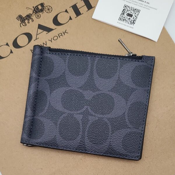 新品 COACH マネークリップ 財布