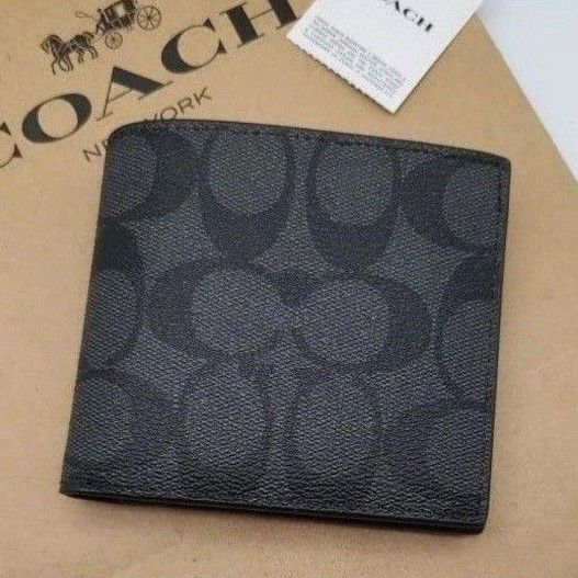 新品 COACH 折り財布 二つ折り財布
