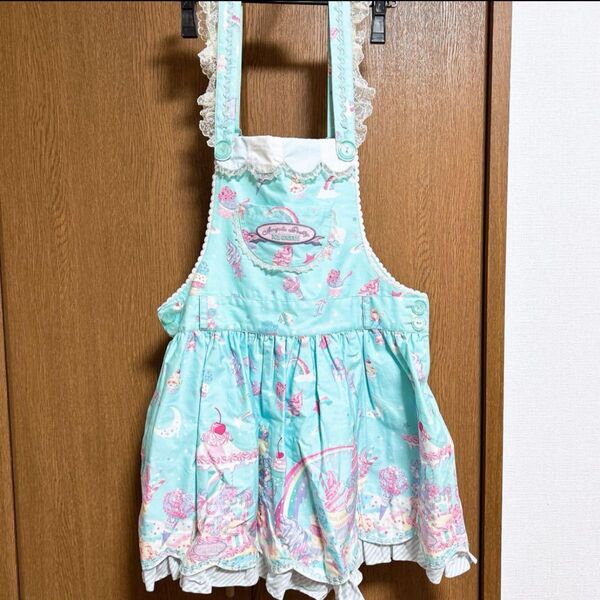 Angelic Pretty ミルキープラネット サロペット サックス アンジェリックプリティ ロリータ