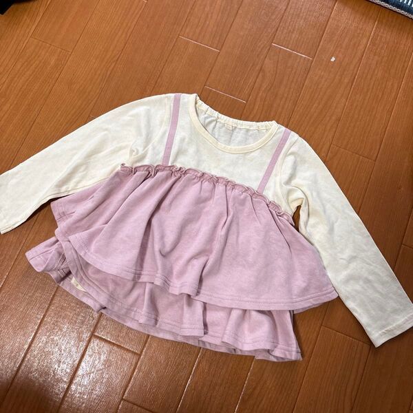 トップス 女の子 長袖カットソー 新品 100
