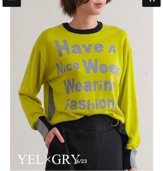 RISLEY リズレー Intarsia knit 完売