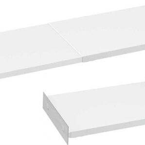 【DPZM】 突っ張り棚 収納ラック 伸縮ラック 耐荷重22.7kg ホワイト