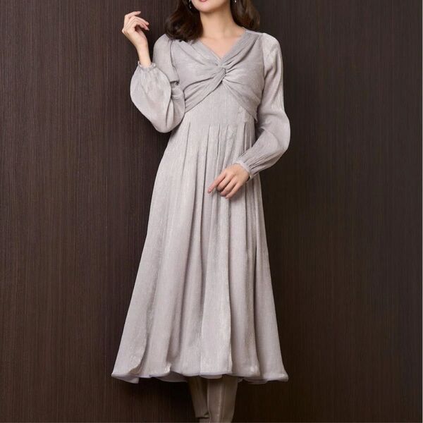 Moon Glow Dot Pleated Dress pink Mサイズ ワンピース