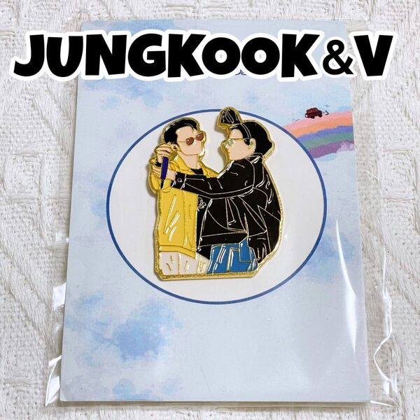 BTS JUNGKOOK JK ジョングク グク V テヒョン テテ グテ ピンバッジ ピンバッチ ピンズ