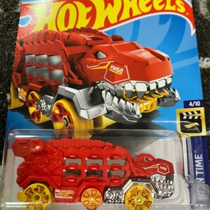 ホットウィール t-rex 赤