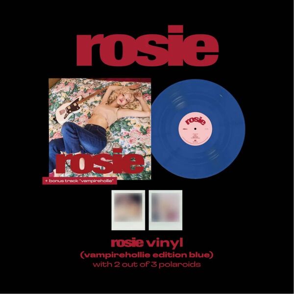 BLACKPINK ROSE ROSIE VINYL BLUE LP レコード APT.収録 ポラロイド封入