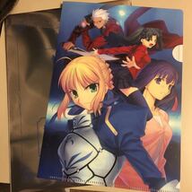 即決 なか卯×Fate/stay night 15th Celebration Project A5クリアファイル 非売品　送料￥198～_画像1