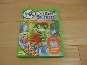  free shipping child education English teaching material DVD [ region 1] [Leap Frog Let's Go To School Lee p frog let's go- two school ]