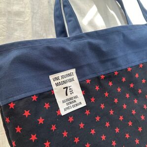 学校 机 引き出し 特大 大容量 書き初め バッグ ブラック レッド スター 黒 赤 星 反射 リフレクター