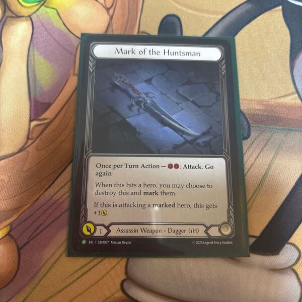 Mark of the Huntsman 人狩りの標的 cold foil fab FRESH AND BLOOD