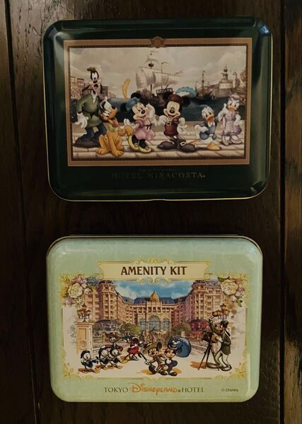 ディズニーホテル アメニティ缶 2缶