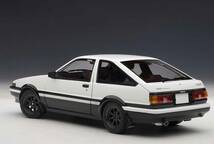 未開封 1/18 ダイキャスト AUTOart トヨタ スプリンタートレノ AE86 頭文字 イニシャルD コミックバージョン 藤原拓海_画像6