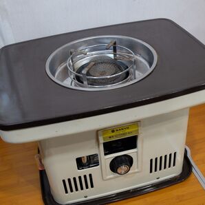 昭和レトロ サンヨー 角形 火鉢 石油ストーブ コンロ