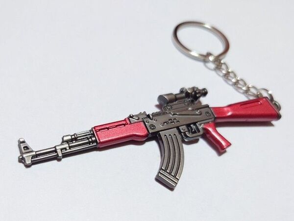 【 ミニチュア銃モデルキーホルダー 】