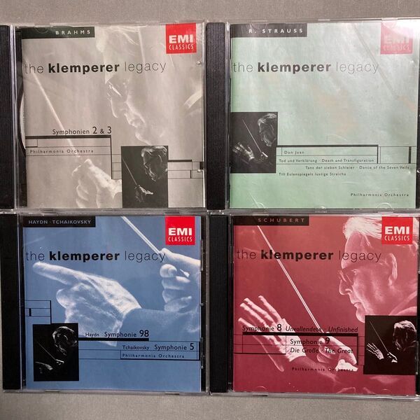 EMI クレンペラー 4枚セット ハイドン、シューベルト、ブラームス、R.シュトラウス