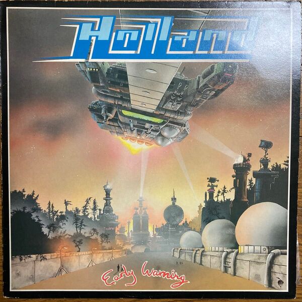 レア EBONY HOLLAND - EARLY WARNING NWOBHM LP レコード HAMMER