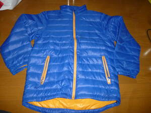  prompt decision *GAP KIDS down jacket 150cm blue yellow color 