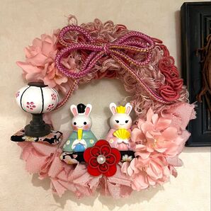 【SALE】★ひな祭り★ひな祭りアレンジ★リース