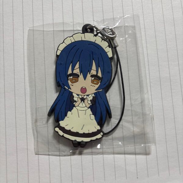 【シークレット】「ラブライブ! トレーディングラバーストラップ」園田海未メイド服 2013年発売 ラバーストラップ ラバスト
